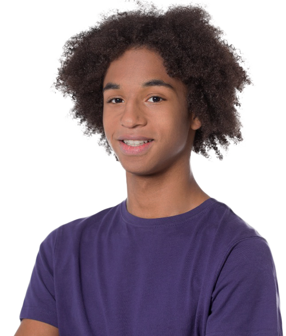 Student 3 participating in public speaking